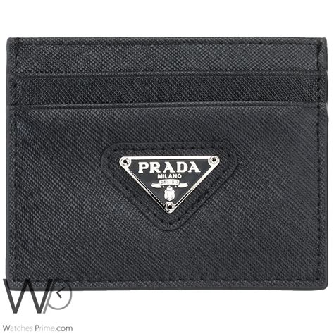 prada card holder chain|prada card holder price.